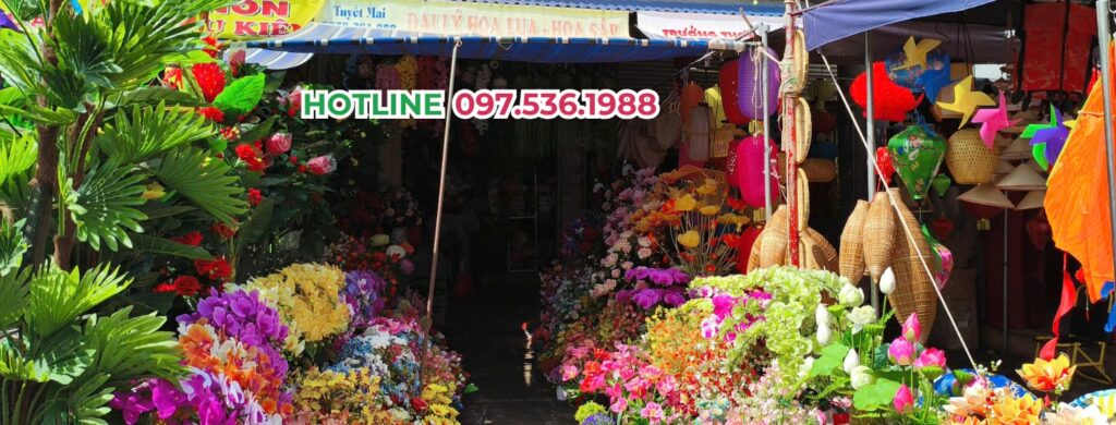 Lấy sỉ hoa lụa trang trí ở đâu Thanh Hóa? – Hoa Lụa Tuyết Mai Chợ Vườn Hoa