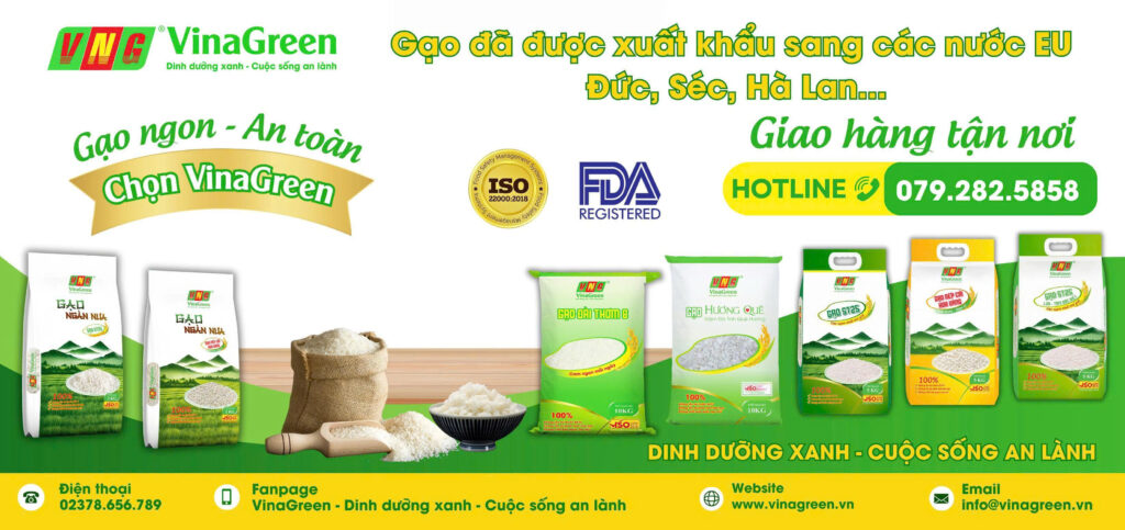Mua Gạo Ngon Giao Tận Nhà Tại Thanh Hóa Trực Tiếp Nhà Máy VinaGreen - GẠO NGON CHÍNH HÃNG