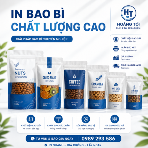 IN Ấn Bao Bì Yên Hào Cầu Giấy Hà Nội Nhanh Lấy Ngay - Bao Bì Hoàng Tới